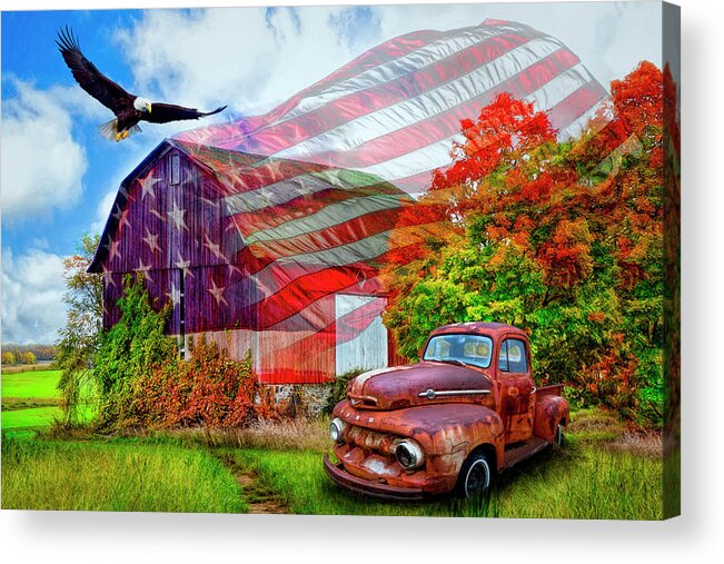 1951 Acrylic Print featuring the photograph Sweet Land of Liberty by Debra and Dave Vanderlaan