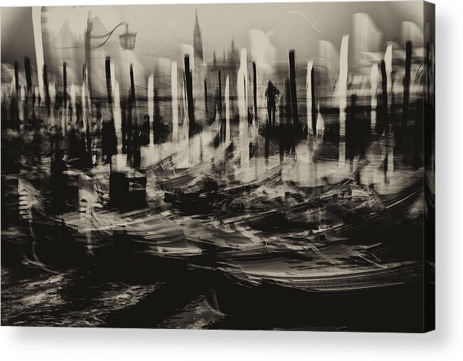Venice Acrylic Print featuring the photograph Symbolism In Venice by Milan Malovrh