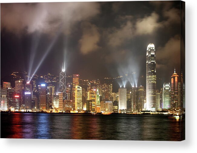 Outdoors Acrylic Print featuring the photograph Symphony Of Lights by Simon Li