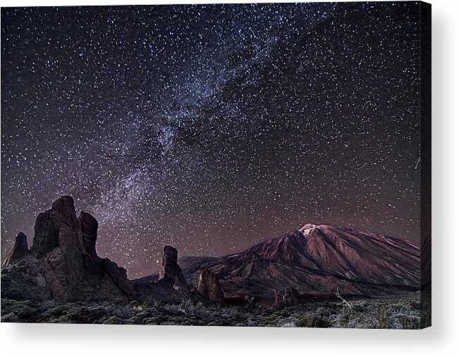 Geology Acrylic Print featuring the photograph Teide Stars by This Is A Dream, Live It.