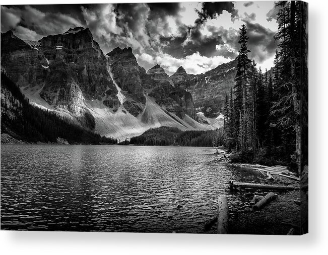  Acrylic Print featuring the photograph Ten Peaks BC by Dean Ginther