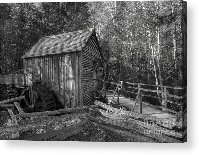 Grist Mill Acrylic Print featuring the photograph Tennessee Mill 2 by Mike Eingle