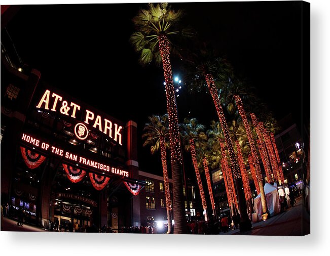 Game Two Acrylic Print featuring the photograph Texas Rangers V San Francisco Giants by Christian Petersen