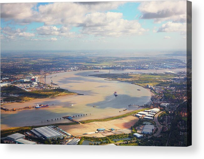 Outdoors Acrylic Print featuring the photograph Thames Estuary by Christopher Hope-fitch