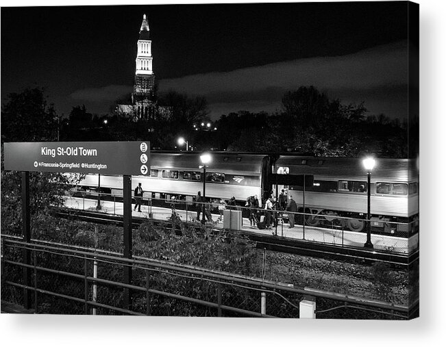 Trains Acrylic Print featuring the photograph The ALX by Lora J Wilson