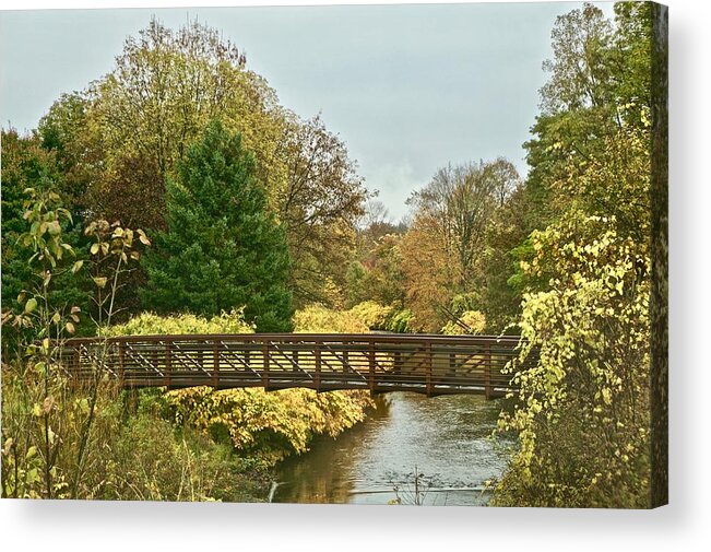 Bridge Acrylic Print featuring the photograph The Bridge by Kathy Chism
