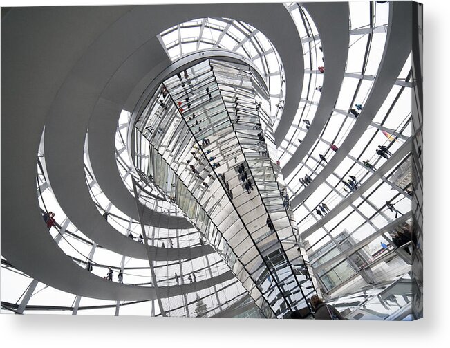 Architecture Acrylic Print featuring the photograph The Dome by Franke De Jong