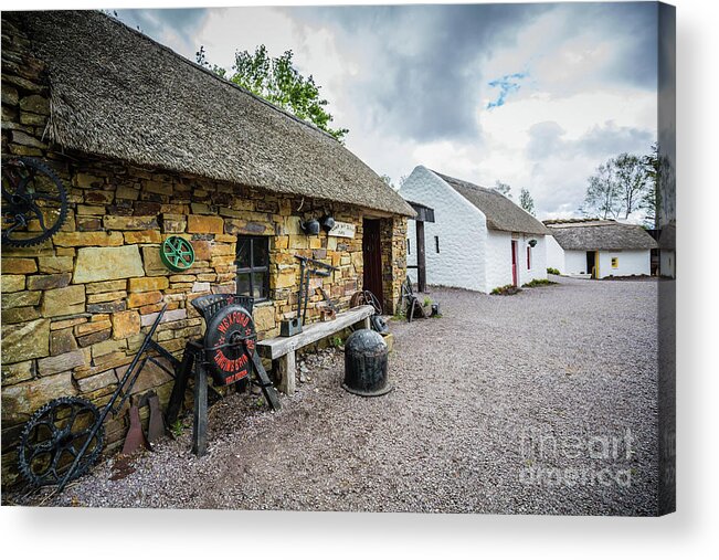 The Kerry Bog Village Acrylic Print featuring the photograph The Kerry Bog Village by Eva Lechner