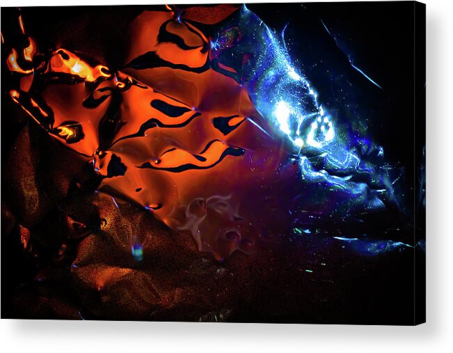 Abstract Acrylic Print featuring the digital art The Leopard Moonfish by Liquid Eye