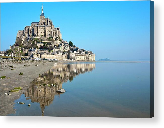 Tranquility Acrylic Print featuring the photograph The Magical Mont Saint-michel by Paul Biris