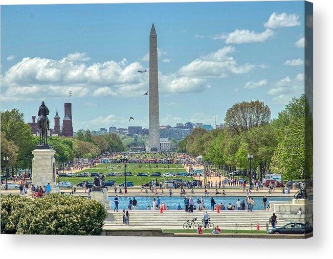 Washington Monument Acrylic Print featuring the photograph The Mall by Dana Foreman