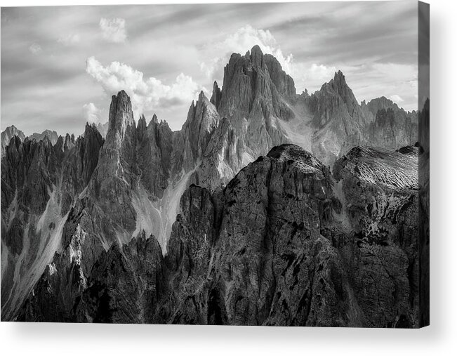 Mountain Acrylic Print featuring the photograph The Peaks by Daniel Fleischhacker