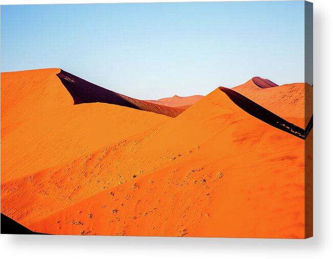 Gary Hall Acrylic Print featuring the photograph The Red Sands of Soussesvlei 2 by Gary Hall