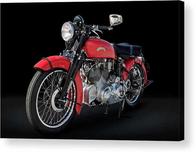 Vincent Acrylic Print featuring the photograph The Red Vincent by Andy Romanoff