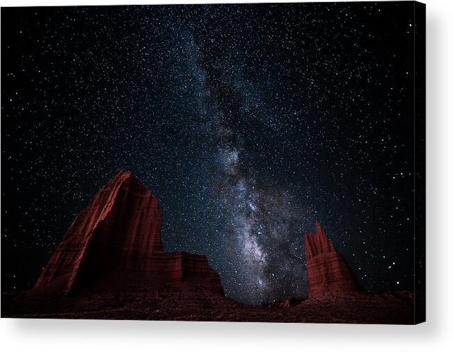 Utah Acrylic Print featuring the photograph The Sky Is My Dream by John Fan