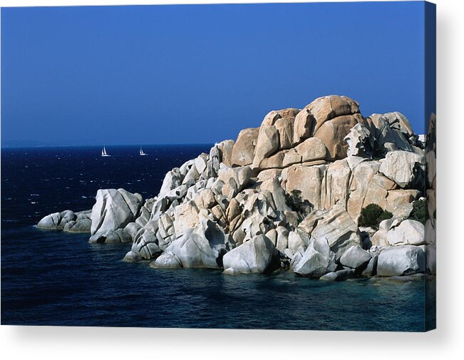 Seascape Acrylic Print featuring the photograph The Spectacular Rocky Coast Of Capo by Dallas Stribley