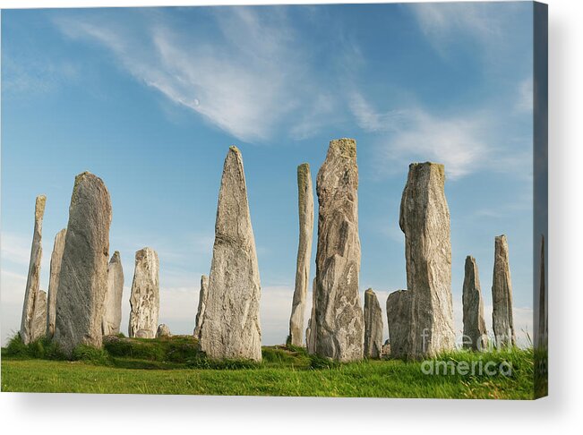 Callanish Acrylic Print featuring the photograph The Stones at Callanish by Tim Gainey