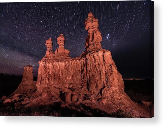 Three Sisters Acrylic Print featuring the photograph Three Sisters by Hal Mitzenmacher