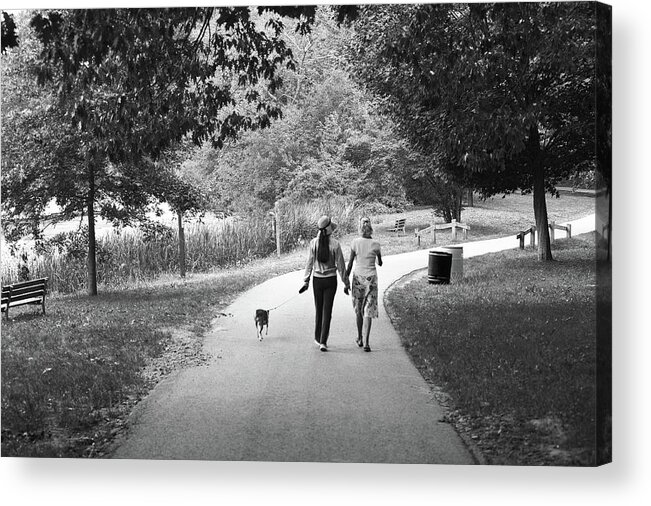 Couples Acrylic Print featuring the photograph Threes A Company by Jose Rojas