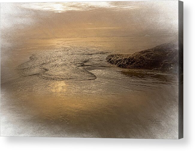 Introspective Acrylic Print featuring the photograph Tide Introspective by Bill Posner