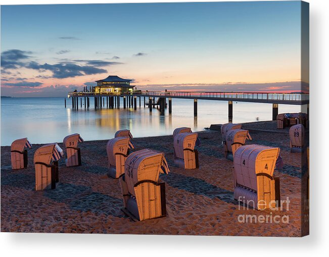 Restaurant Acrylic Print featuring the photograph Timmendorfer Strand by Arterra Picture Library