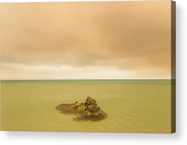 Tranquility Acrylic Print featuring the photograph Tsampika Beach by Maremagnum