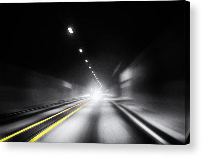 Tunnel Acrylic Print featuring the photograph Tunnel Vision by Bruno Flour