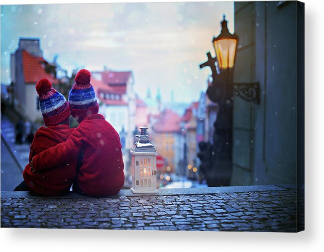 Friendship Acrylic Print featuring the photograph Twilight by Tatyana Tomsickova