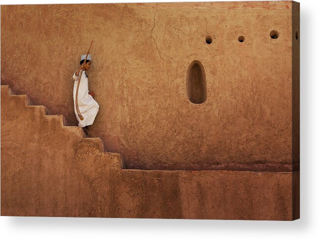 Documentary Acrylic Print featuring the photograph Untitled by Najeeb