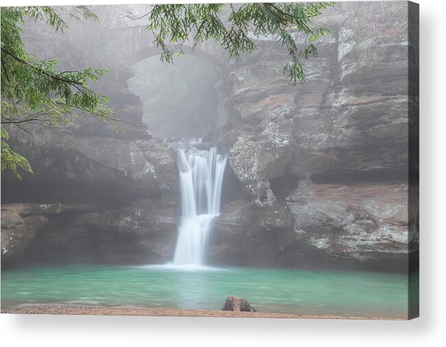 Waterfall Acrylic Print featuring the photograph Upper Falls 3349 by Scott Meyer