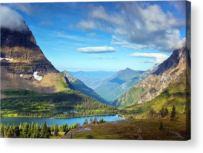 Scenics Acrylic Print featuring the photograph Valley Beyond by Rebecca L. Latson
