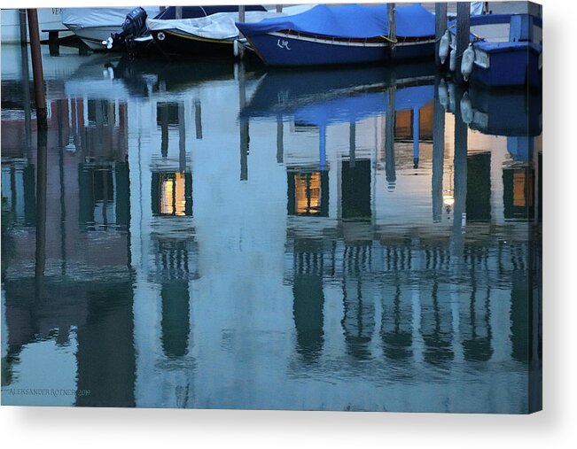 Venice Acrylic Print featuring the photograph Venetian Impressions #2 by Aleksander Rotner