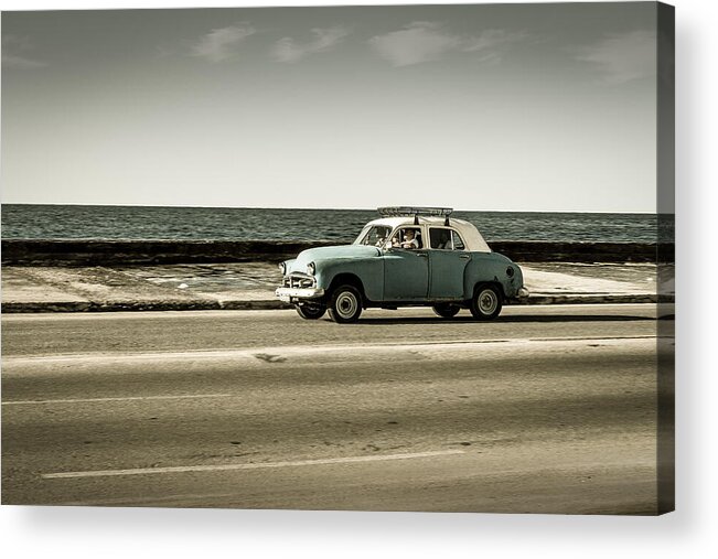 Vintage Acrylic Print featuring the photograph Vintage Car by Dieter Reichelt