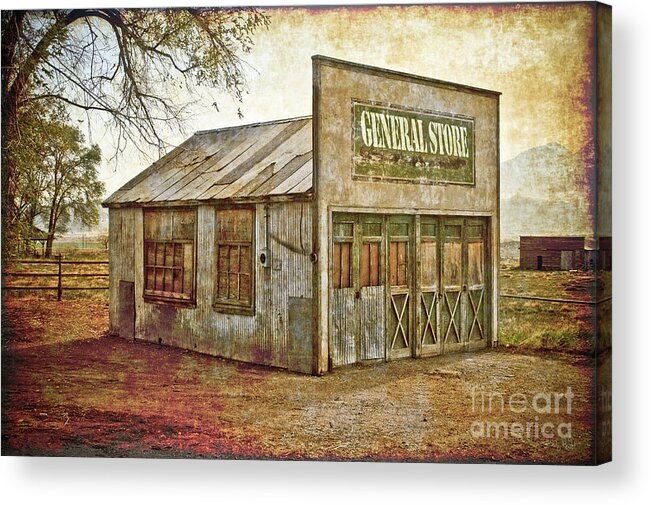 Vintage Acrylic Print featuring the photograph Vintage General Store by Billy Knight