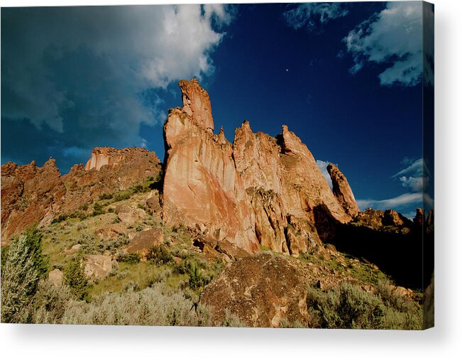 Consolidated Volcanic Ash Acrylic Print featuring the photograph Volcanic Tuff Formation In Leslie by William Mullins