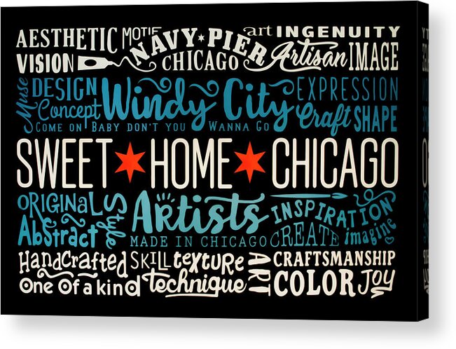 Chicago Acrylic Print featuring the photograph Wall art Chicago by Stuart Manning