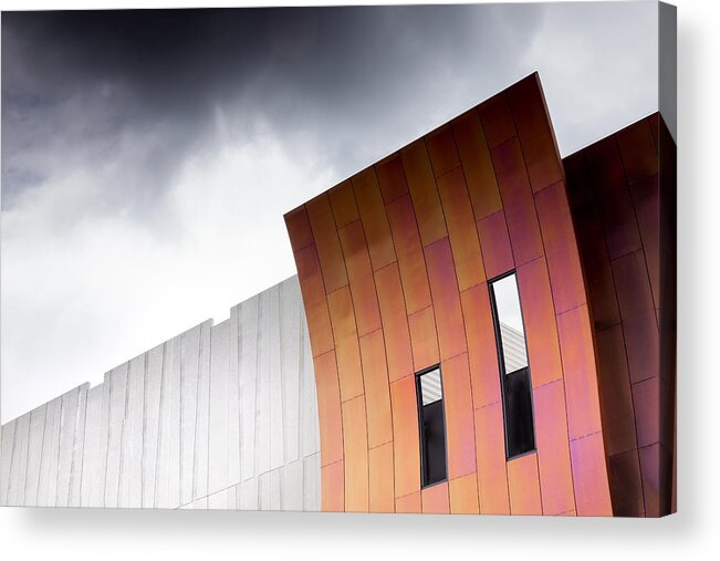 Archictecture Acrylic Print featuring the photograph Warp by Gregory Evans