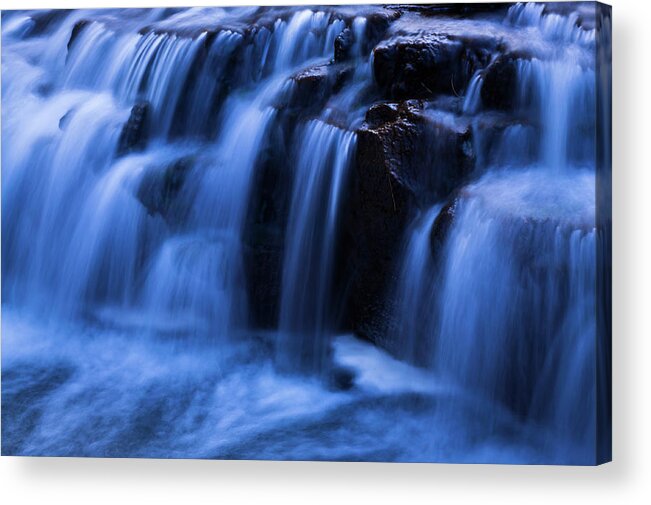 Waterfalls Acrylic Print featuring the photograph Waterfalls by Anthony Paladino
