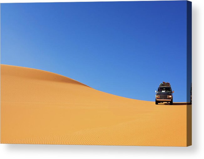 Scenics Acrylic Print featuring the photograph Wave Jeep by Cinoby