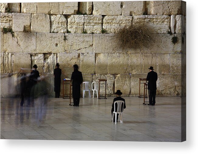 West Bank Acrylic Print featuring the photograph Western Wall by Simon Podgorsek
