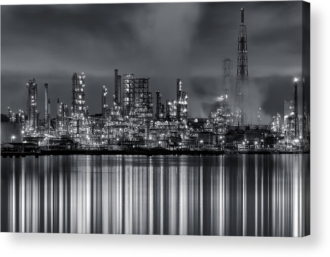 Trchno-scape Acrylic Print featuring the photograph Wharf Fortress by Tomoshi Hara