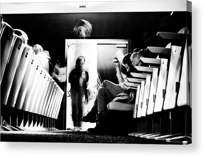 Theatre Acrylic Print featuring the photograph What's Going On Here ? by Jrgen Hartlieb