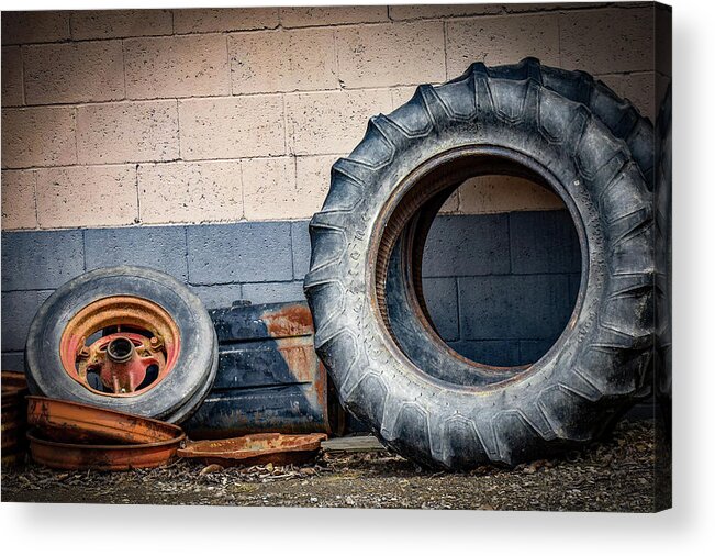 Tires Acrylic Print featuring the photograph Wheels by Michelle Wittensoldner