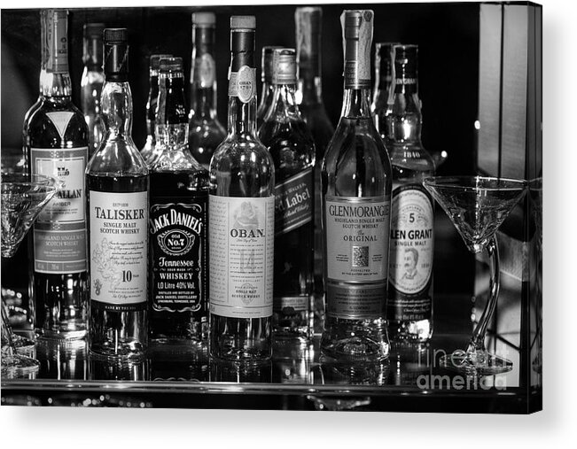 Whisky Acrylic Print featuring the photograph Whiskies by Stefano Senise
