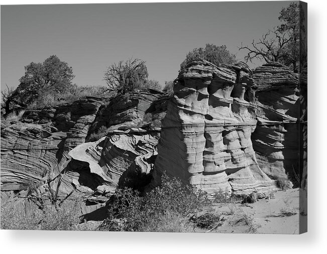  Acrylic Print featuring the photograph Whispering Rocks by Ivan Franklin