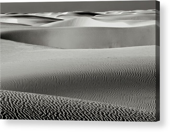 White Sands Acrylic Print featuring the photograph White Sands Ocean by Robert Woodward