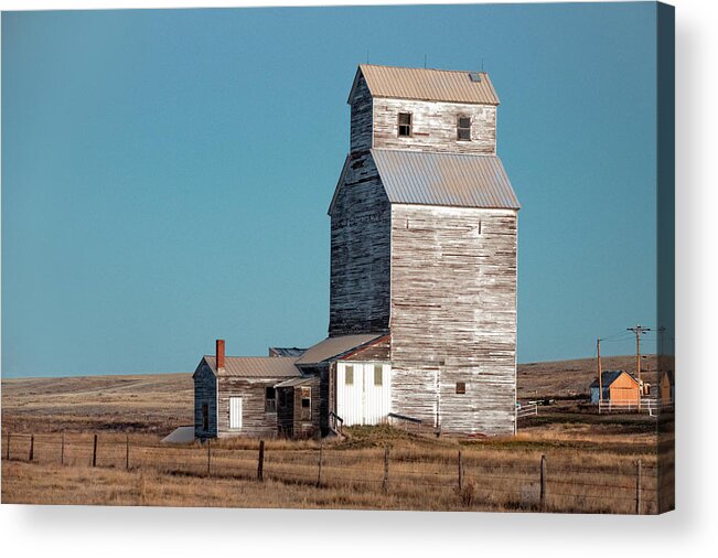 Grain Elevator Acrylic Print featuring the photograph Whitewater Elevator by Todd Klassy