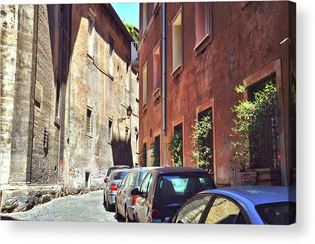 Italy Acrylic Print featuring the photograph Winding Cobblestone by JAMART Photography