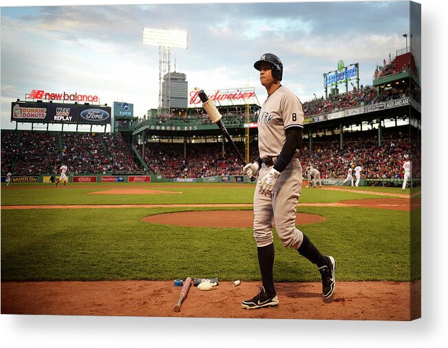 People Acrylic Print featuring the photograph Alex Rodriguez by Adam Glanzman
