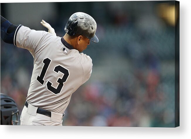 People Acrylic Print featuring the photograph Alex Rodriguez #1 by Leon Halip